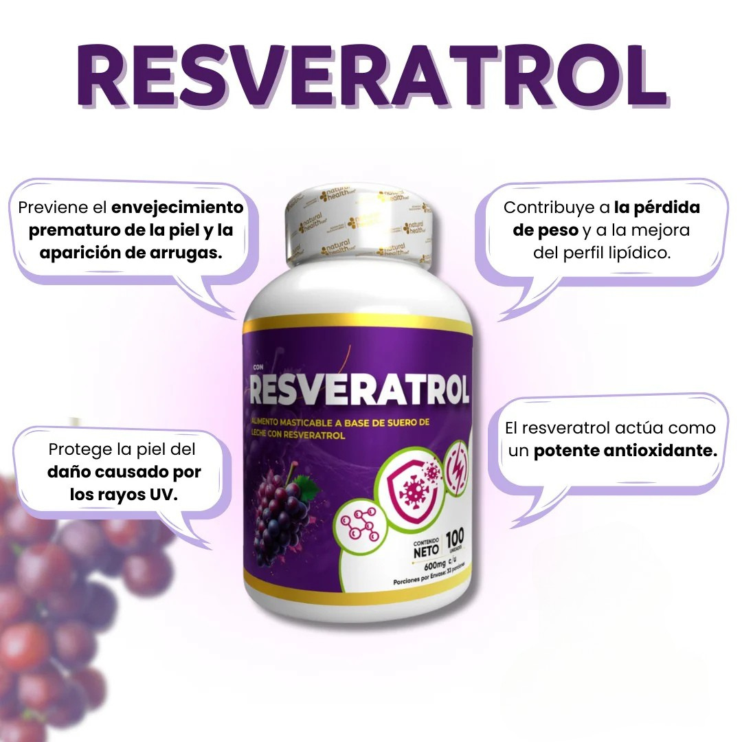 Resveratrol x 100 und con invima